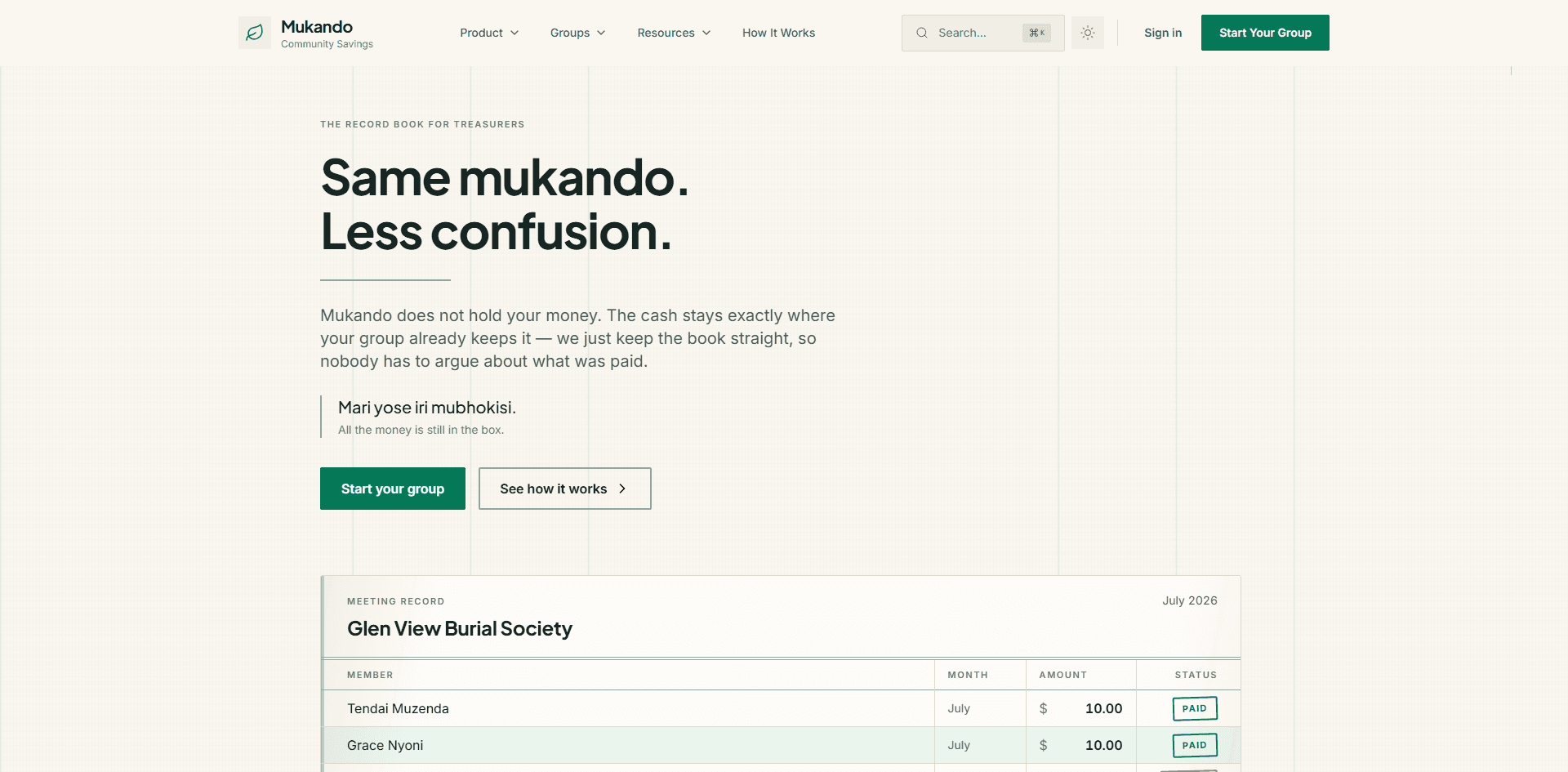 Mukando