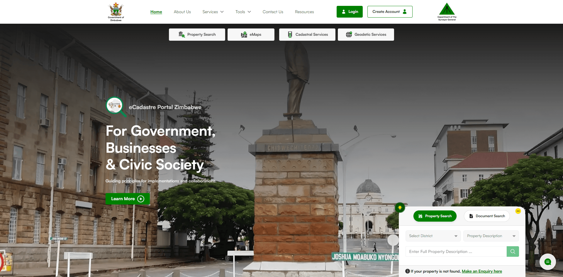 Zimbabwe eCadastre