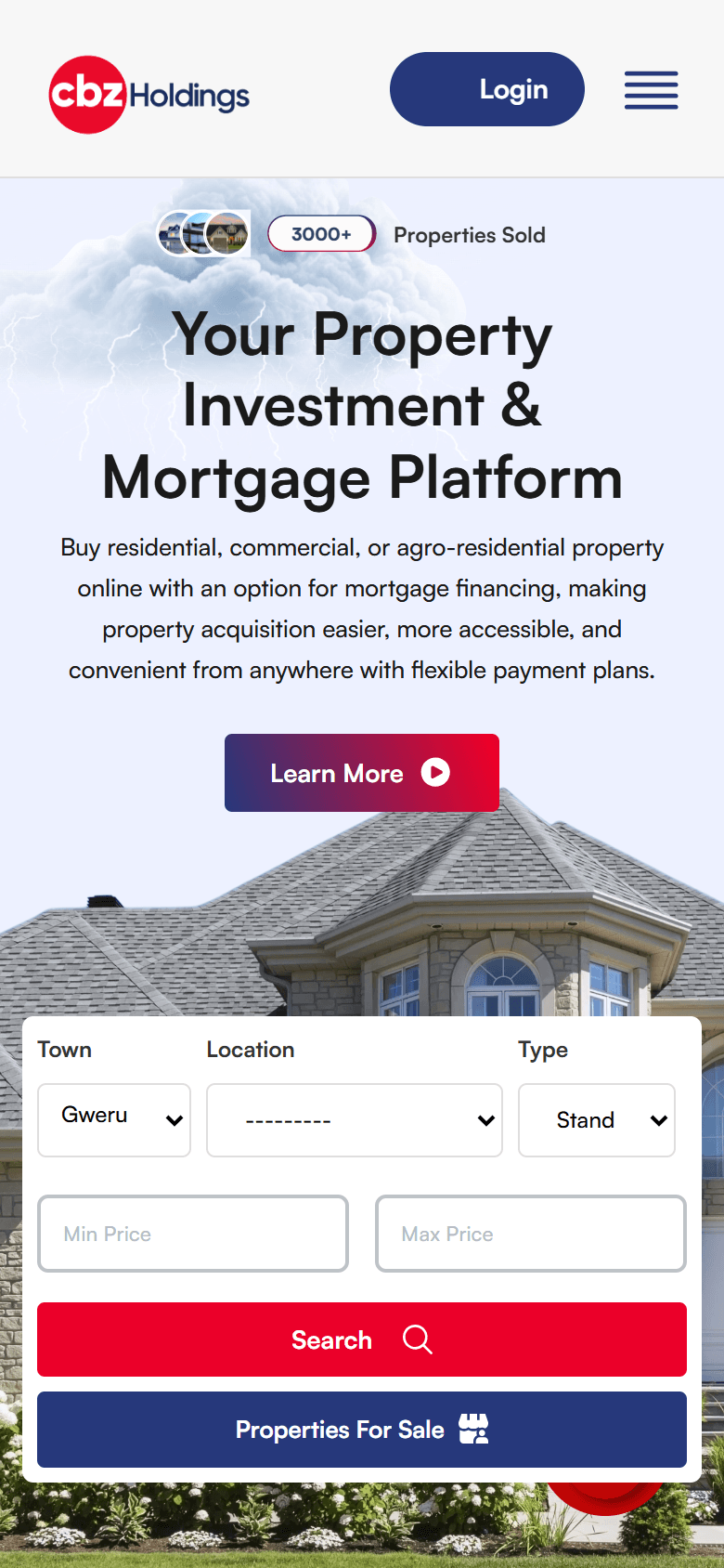 CBZ Property & Mortgage Portal — Search property like you shop online